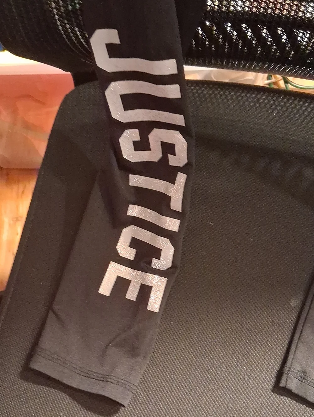 Justice Black Girls' Active Leggings